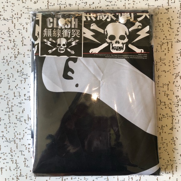 Sourpuss The Clash Shower Curtain - Picture 3 of 4